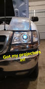 Spec-D Projector Headlights Ford Ranger (1998-1999-2000) Halo Black or Chrome