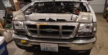 Spec-D Projector Headlights Ford Ranger (1998-1999-2000) Halo Black or Chrome