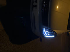 Spec-D Projector Headlights Infiniti G35 Sedan (2005-2006) Halo w/ LED Strip - Black or Chrome
