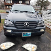 Spec-D Projector Headlights Mercedes ML320 / ML350 (02-05) LED DRL - Black or Chrome
