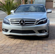 Spec-D Projector Headlights Mercedes C250 C300 C350 (08-11) W204 LED Strip - Black or Chrome