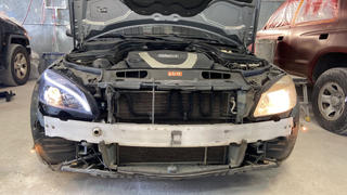 Spec-D Projector Headlights Mercedes C250 C300 C350 (08-11) W204 LED Strip - Black or Chrome