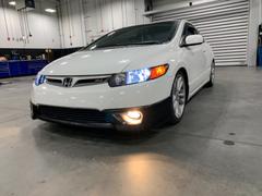 Spec-D OEM Replacement Headlights Honda Civic Coupe (06-11) JDM Euro Style - Black or Chrome