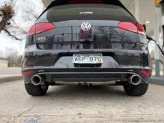 Rev9 Exhaust VW Golf GTI MK7 (2015-2016-2017) Catback Muffler Delete or High Flow Mufflers