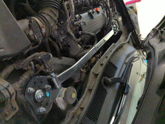 Megan Racing Strut Bar Honda Accord (08-12) Front Upper - Race Spec - Polished