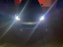 Spec-D Projector Headlights Nissan 350Z w/ OEM HID (06-09) LED DRL Strip - Black / Smoke / Clear