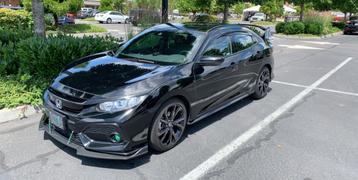 Spec-D Spoiler Honda Civic 5 Door Hatchback (2017-2021) Civic Type-R Style Wing