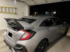 Spec-D Spoiler Honda Civic 5 Door Hatchback (2017-2021) Civic Type-R Style Wing