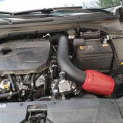 Injen Hydroshield Air Filter Cover (Red or Black) 5" or 6" Base Filter