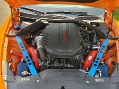 DC Sports Aluminum Strut Bar Kia Stinger 2.0 / 3.3 (2017-2020) Polished / Red / Blue