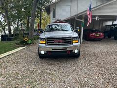 Spec-D Projector Headlights GMC Sierra 1500 (2007-2013) LED C-Bar -  Black / Chrome / Smoke
