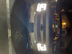 Spec-D Projector Headlights Tahoe / Avalanche / Suburban (07-13) LED C-Light Bar - Black / Chrome