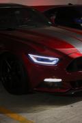 Spec-D Projector Headlights Ford Mustang S550 (15-17) Shelby (18-20) w/ LED Bar - Xenon HID - Black or Chrome