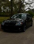 Spec-D Projector Headlights BMW 325i 330i 335i E90 Sedan (06-11) 3D Dual Iced LED - Black / Chrome / Tinted