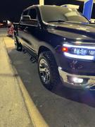 Spec-D Projector Headlights Ram 1500 (19-22) Switchback Sequential LED Black / Clear