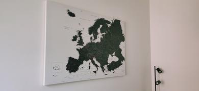 Trip Map Europe Push Pin Map – Black and white (Detailed) Review