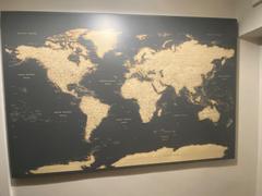 Trip Map Push Pin World Map - Black Canyon (Detailed) Review
