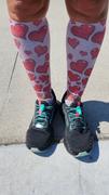 Zensah Pink Hearts Valentine's Compression Leg Sleeves Review