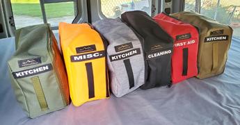 Overland Gear Guy Van Overhead Storage Locker Divider Bags Review
