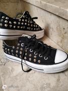 Racoon Lab Converse All Star Alte Glitterate Nere - Suola alta a Righe Review