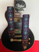 Steyner Straps Retro Gitarrengurt lila Gundi Review