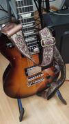 Steyner Straps Retro Gitarrengurt - Abendlicht (blau-rot) Review