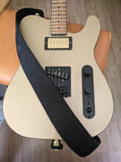 Steyner Straps Sangle de guitare en cuir Nubuk Deluxe Black Review