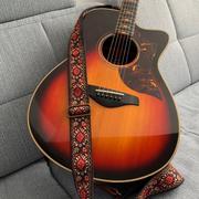 Steyner Straps Retro Gitarrengurt Hippie Love (schwarz-silber) Review