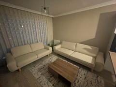 Normod Klem İkili Koltuk Silindir Ahşap Ayak - Doğal Doku Review