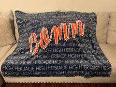 Highway 3 TEAM - CURSIVE PERSONALIZED NAME THROW BLANKET Review