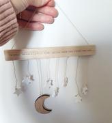 Catsi Creative  East of India - Baby - Wood Hanger with Moon and Stars Review