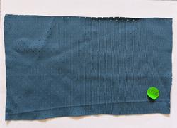 The Fabric Fairy Endurance Aegean Blue Laser Mesh Repreve Recycled Polyester Spandex Knit Fabric Review