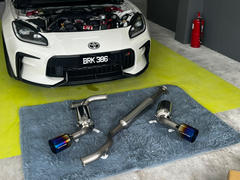 BLITZ NUR-SPEC F-TI EXHAUST SYSTEM TITANIUM FOR TOYOTA GR86 ZN8