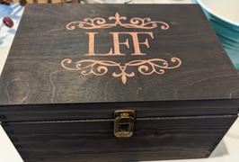Make Memento Personalised Floral Wreath Birthday Keepsake Box - Wooden Memory Box - Bereavement Box Review