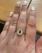 Hand on Heart Jewellery  Memorial Ashes Teardrop Sparkle Ring Review
