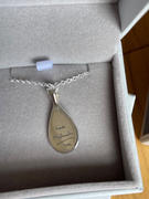 Hand on Heart Jewellery  Memorial Hair Teardrop Necklace Review