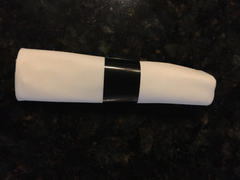 Smarty Had A Party! Silver Plastic Cutlery in White Napkin Rolls Set - 10 Napkins, 10 Forks, 10 Knives, 10 Spoons and 10 Paper Rings Review