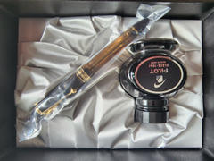 Bunbougu.com.au Pilot Custom 823 Fountain Pen Gift Set - Amber - 14k Gold Review