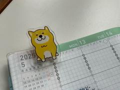 Bunbougu.com.au Pine Book 2-way Clear Clip - Pack of 2 - Shiba Inu Review