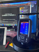 MyGreenOutdoors Garmin STRIKER 4 Portable Fishfinder Bundle w/77/200kHz Transducer [010-01550-10] Review