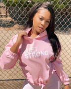 Just Strong Pink Cropped Statement Hoodie Review
