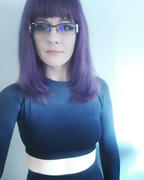 Just Strong Midnight Ombre Long Sleeve Crop Top Review