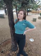 Just Strong Teal Acid Washed Cropped Tee Review