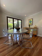 Living By Design 40% LTD SALE  |  ARIA CONCRETE GRANITE TOP DINING TABLE ROUND  |  ZINC ASH  |  120cm Review