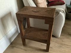 Kalinko Katha Rattan Side Table |  Brown Review