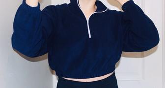 Los Angeles Apparel PF306 - Cropped Polar Fleece Half Zip Pullover Review