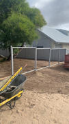 OUTBACK FENCING Colorbond Fencing Panel. STD Profile. 100% Australian Made (2.4m long) 3x Sheets, 2x Posts, 2x Rails, Screws Review