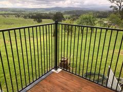 OUTBACK FENCING Black Pool Fence Panel - Flat Top Aluminium.  2.4m (or 2.45m) x 1.2m high Review