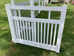 OUTBACK FENCING PVC Full Privacy Gate - 1000mm wide x 1850mm high - Fully assembled Review