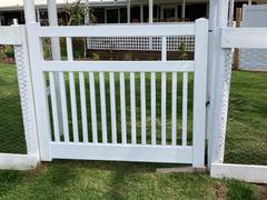 OUTBACK FENCING PVC Full Privacy Gate - 1000mm wide x 1850mm high - Fully assembled Review